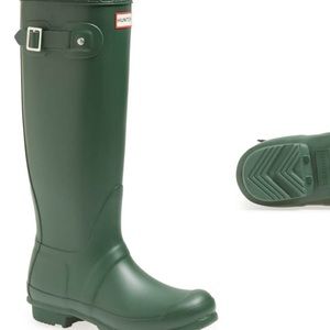 Hunter Green Tall Hunter Boots
